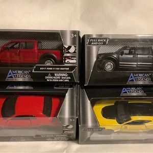 Collectors American Legends vehicles ,this is a set of all 4 !